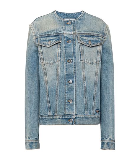 prada denim jacket women.